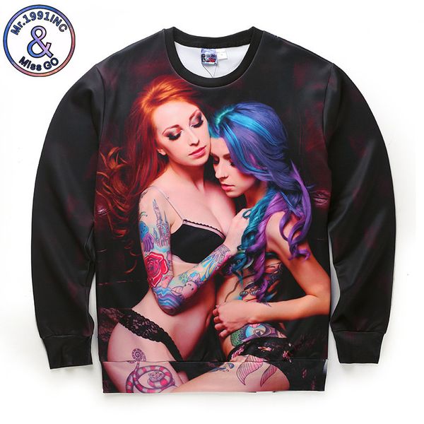 мужская дизайнерская креативная 3d цифровая печать сексуальный ночной клуб хип-хоп смешной пуловер мужчины и женщины свитер с длинным рукаво, Black
мужская дизайнерская креативная 3d цифровая печать сексуальный ночной клуб хип-хоп смешной пуловер мужчины и женщины свитер с длинным рукаво, Black