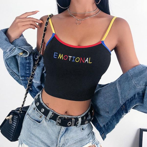 summer streetwear casual tank women strap crop tees backless cropped camisole letter print tank, White
summer streetwear casual tank women strap crop tees backless cropped camisole letter print tank, White