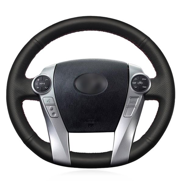 hand-stitched black genuine leather car steering wheel cover for prius 30(xw30) 2009-2015 prius c(us)2012-2017
hand-stitched black genuine leather car steering wheel cover for prius 30(xw30) 2009-2015 prius c(us)2012-2017