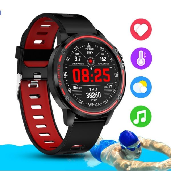 L8 Смарт Часы Мужские часы IP68 водонепроницаемый давления SmartWatch ЭКГ крови сердечно
L8 Смарт Часы Мужские часы IP68 водонепроницаемый давления SmartWatch ЭКГ крови сердечно