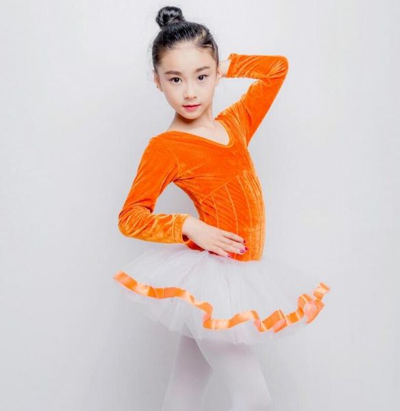 long sleeves velvet gymnastics leotard ballet tutu dance dress for girls classical ballerina costumes ballet clothes children, Black;red
long sleeves velvet gymnastics leotard ballet tutu dance dress for girls classical ballerina costumes ballet clothes children, Black;red
