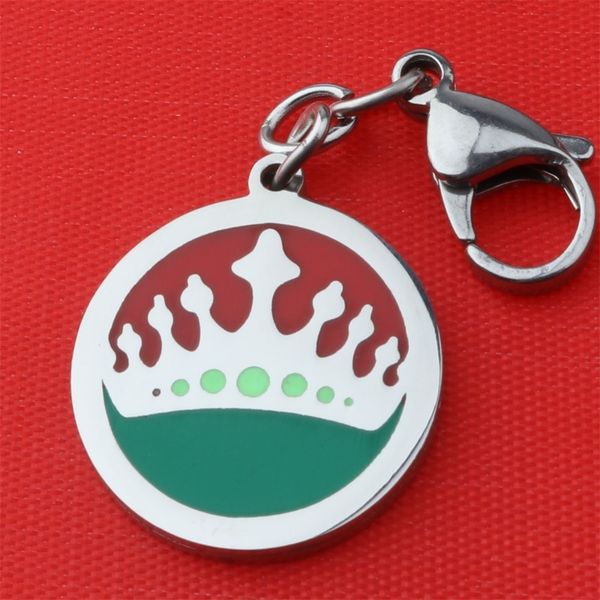 1pcs encouragement stainless steel crown key chain round brand mosaic keychains new euro-american accessories keychains jewelry, Silver
1pcs encouragement stainless steel crown key chain round brand mosaic keychains new euro-american accessories keychains jewelry, Silver