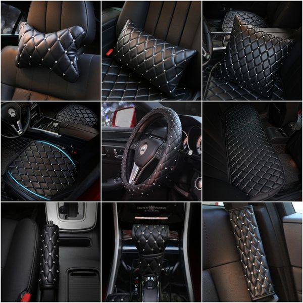 diamond crystal car seat cushion rhinestone universal size auto front seat pads rear back covers steering wheel cover
diamond crystal car seat cushion rhinestone universal size auto front seat pads rear back covers steering wheel cover