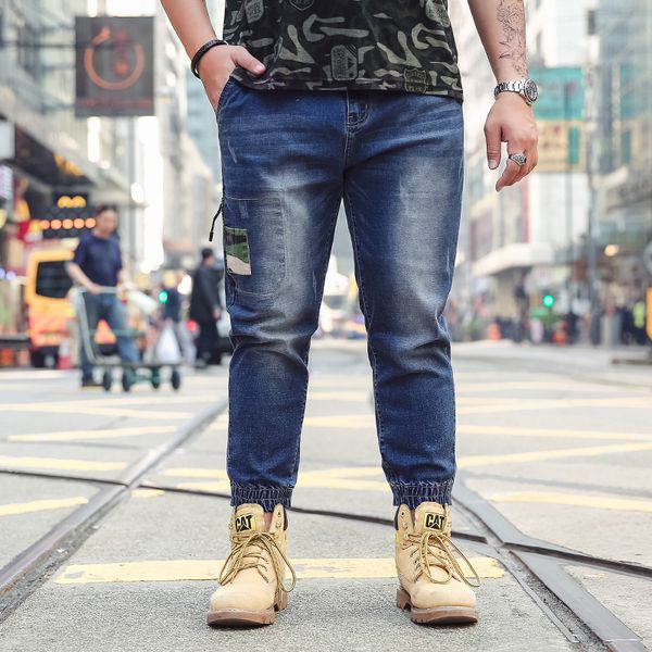 2019 side zipper pocket blue denim harem trousers soft mens pants men's fashion large big size 5xl 6xl
2019 side zipper pocket blue denim harem trousers soft mens pants men's fashion large big size 5xl 6xl
