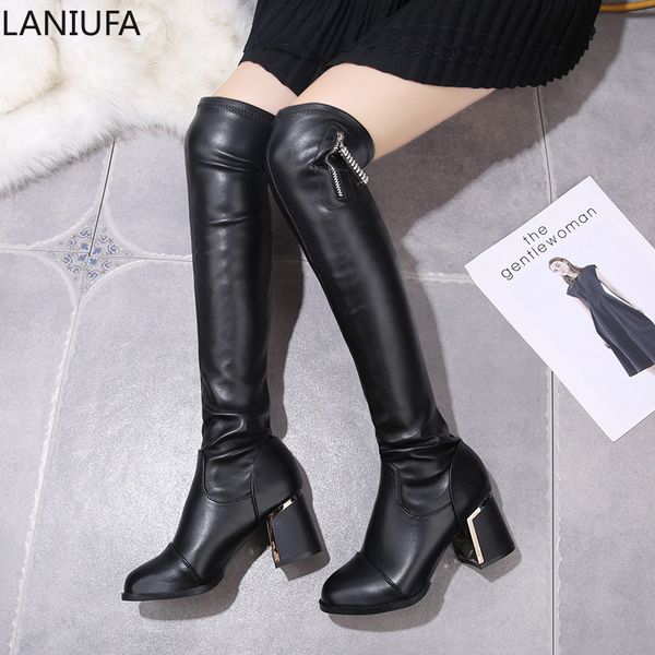 winter women casual over-the-knee boots shoes women high heels pumps party dress warm snow boots botas zapatos mujer &580, Black
winter women casual over-the-knee boots shoes women high heels pumps party dress warm snow boots botas zapatos mujer &580, Black
