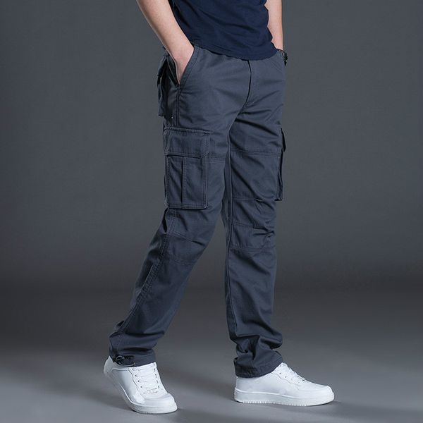 spring casual cargo pants men cotton multi-pocket overalls long straight grey mens joggers pants plus size 3xl trousers boys, Black
spring casual cargo pants men cotton multi-pocket overalls long straight grey mens joggers pants plus size 3xl trousers boys, Black