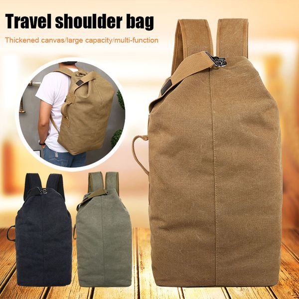 men backpack large capacity canvas portable vintage for climbing outdoor travel hb88
men backpack large capacity canvas portable vintage for climbing outdoor travel hb88