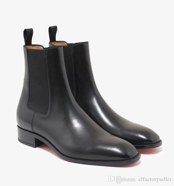 super quality men boots red sole boot samson flat black calfskin leather boots matte leathers wedding party dress flats high booties
super quality men boots red sole boot samson flat black calfskin leather boots matte leathers wedding party dress flats high booties