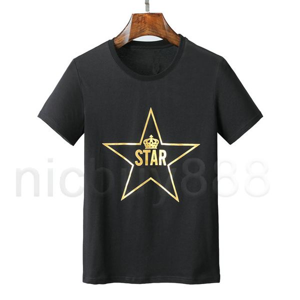 designer luxury europe clothing for mens t-shirt five-pointed star crown gold stamp letter print tshirt tee casual tshirts t shirt tee, White;black
designer luxury europe clothing for mens t-shirt five-pointed star crown gold stamp letter print tshirt tee casual tshirts t shirt tee, White;black