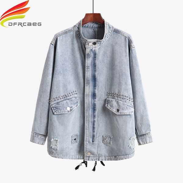 plus size pearl beading denim jackets women hole wash long sleeve street wear jean jacket bomber women denim coat outwear, Black;brown
plus size pearl beading denim jackets women hole wash long sleeve street wear jean jacket bomber women denim coat outwear, Black;brown