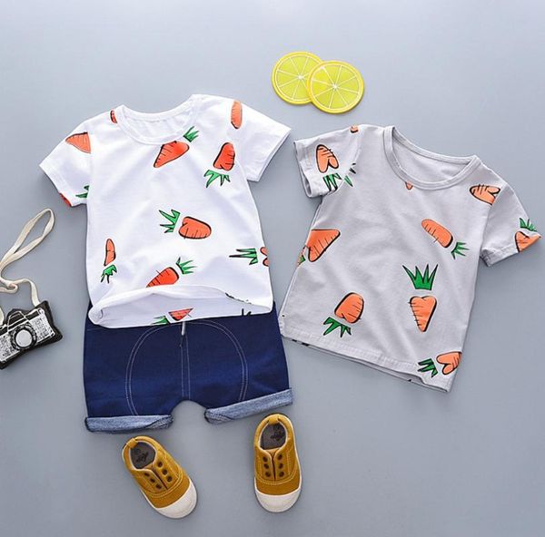 fashion baby boys clothes carrots t-shirt tee solid short casual outfit summer two piece set toddler kids clothes, White
fashion baby boys clothes carrots t-shirt tee solid short casual outfit summer two piece set toddler kids clothes, White