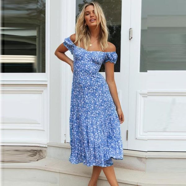 maxi dress women singlesshoulder petal short sleeve broken flowers print loose dress ball gown draped slash neck summ, Black;gray
maxi dress women singlesshoulder petal short sleeve broken flowers print loose dress ball gown draped slash neck summ, Black;gray