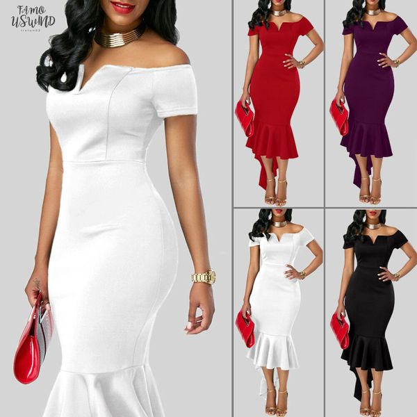 elegant women graceful ladies bandage bodycon off shoulder v neck evening party tuxedo trumpet mermaid solid dress, Black;gray
elegant women graceful ladies bandage bodycon off shoulder v neck evening party tuxedo trumpet mermaid solid dress, Black;gray