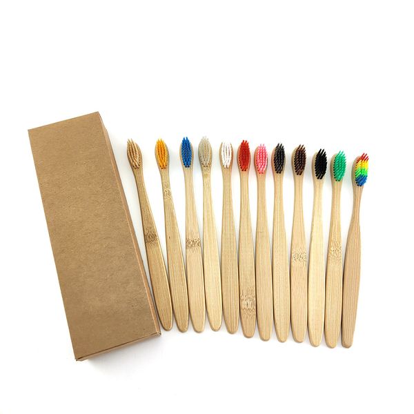 100pcs/set natural pure bamboo toothbrush soft-bristle charcoal square wooden handle toothbrushes care tools
100pcs/set natural pure bamboo toothbrush soft-bristle charcoal square wooden handle toothbrushes care tools