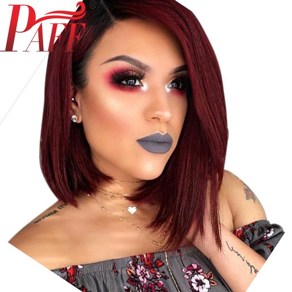 paff ombre 99j short bob lace front human hair wig silky straight glueless peruvian remy hair wig baby hair bleached knots, Black;brown
paff ombre 99j short bob lace front human hair wig silky straight glueless peruvian remy hair wig baby hair bleached knots, Black;brown