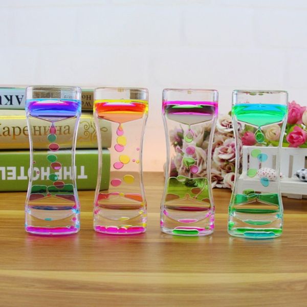 liquid motion bubbler timer dual colors oil hourglass bubble hourglass soothing visual sensor relaxing toy, great gift for boys
liquid motion bubbler timer dual colors oil hourglass bubble hourglass soothing visual sensor relaxing toy, great gift for boys