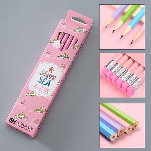 12pcs/set cute kawaii cartoon pencil hb sketch items drawing stationery student school office supplies for kids gift
12pcs/set cute kawaii cartoon pencil hb sketch items drawing stationery student school office supplies for kids gift