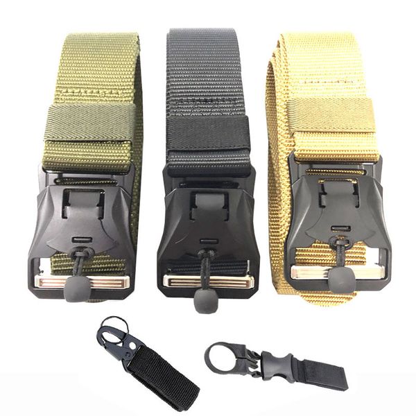 waist support quick release tactical belt army nylon metal buckle adjustable heavy duty training hunting accessories, Black;gray
waist support quick release tactical belt army nylon metal buckle adjustable heavy duty training hunting accessories, Black;gray