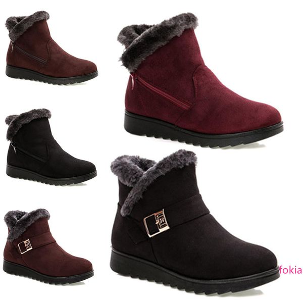 2020 non-brand winter women snow boots triple black wine red brown suede ankle boots mother shoes keep warm 36-40 style 46
2020 non-brand winter women snow boots triple black wine red brown suede ankle boots mother shoes keep warm 36-40 style 46