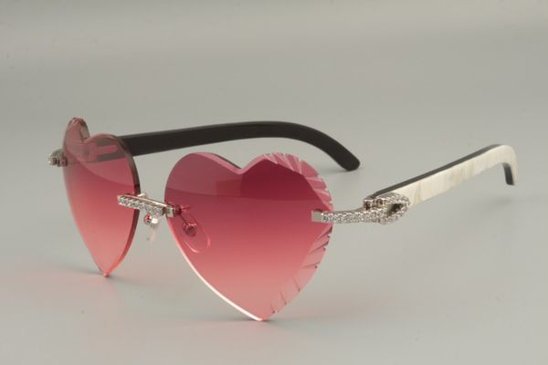 high flower horn sunglasses mixed horn carved sunglasses, quality / black heart-shaped 58-18-140mm natural 8300686-a size: diamond dlhui, White;black
high flower horn sunglasses mixed horn carved sunglasses, quality / black heart-shaped 58-18-140mm natural 8300686-a size: diamond dlhui, White;black