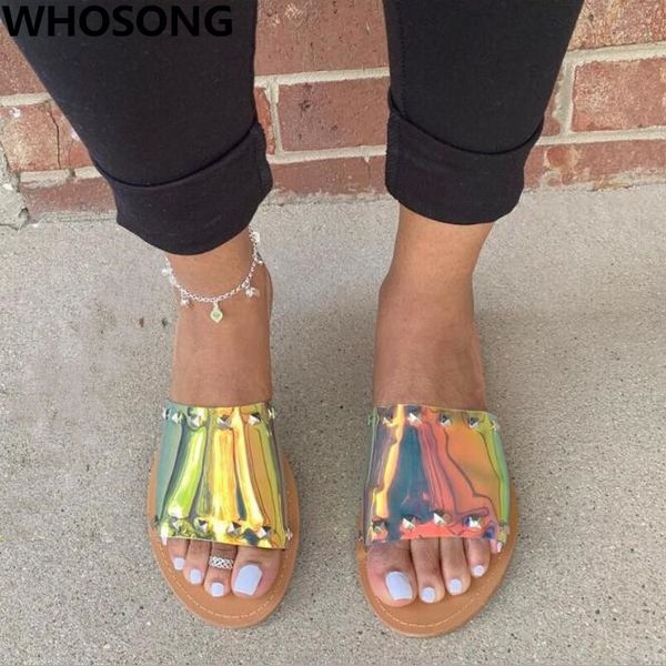 factory direct flip flop 2019 new women fashion wild women's shoes sandals, rivets bright color pvc flat bottom ladies slippers, Black
factory direct flip flop 2019 new women fashion wild women's shoes sandals, rivets bright color pvc flat bottom ladies slippers, Black