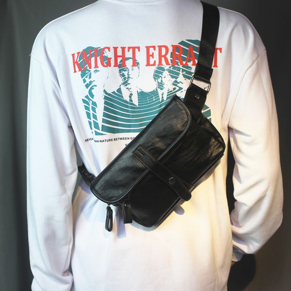 soft leather man chest bag leather fashion small satchel chest bag sports a small backpack large capacity shoulder tide
soft leather man chest bag leather fashion small satchel chest bag sports a small backpack large capacity shoulder tide