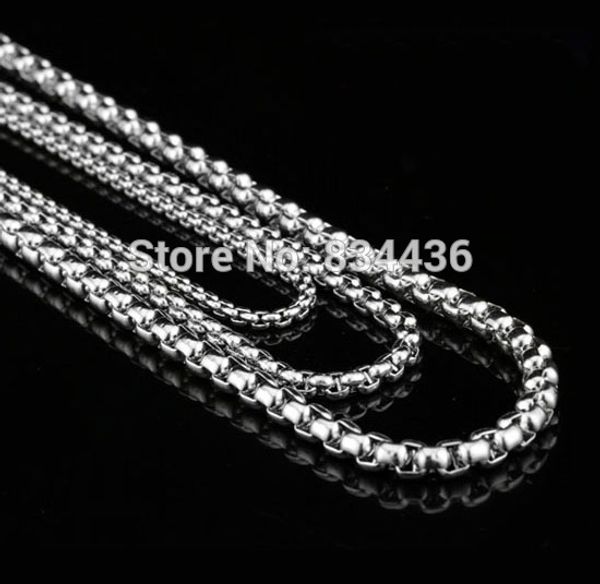 20pcs 2 2.5 3 3.5 4mm stainless steel pendant square box necklaces link chains men women's diy jewelry accessories wholesale, Silver
20pcs 2 2.5 3 3.5 4mm stainless steel pendant square box necklaces link chains men women's diy jewelry accessories wholesale, Silver