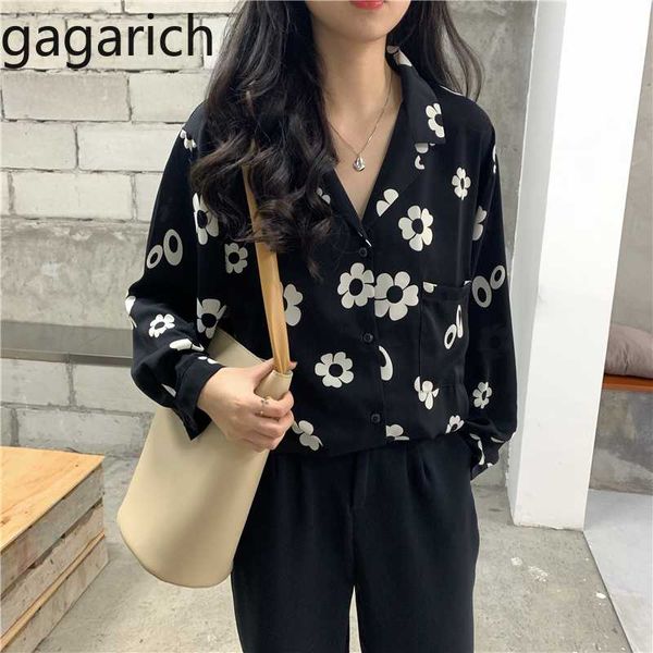 gagarich women vintage chiffon floral blouses lady spring lapel long sleeve single breasted femme chic casual shirts, White
gagarich women vintage chiffon floral blouses lady spring lapel long sleeve single breasted femme chic casual shirts, White