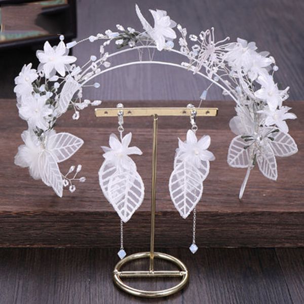 white yarn flower leaf tiaras tassel earrings set crystal bead floral women jewelry sets wedding bridal hair accessories lb, Slivery;golden
white yarn flower leaf tiaras tassel earrings set crystal bead floral women jewelry sets wedding bridal hair accessories lb, Slivery;golden