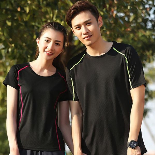 2019 new couple t-shirt quick-drying clothes sports short-sleeved outdoor casual t-shirt short sleeve t-shirt short-sleeved summer, White;black
2019 new couple t-shirt quick-drying clothes sports short-sleeved outdoor casual t-shirt short sleeve t-shirt short-sleeved summer, White;black