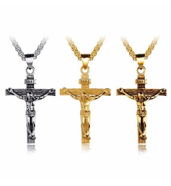 ювелирные изделия inri крест новых людей заявление ожерелье христианство иисуса крест 316 цепи нержавеющей стали высокого качества, Silver
ювелирные изделия inri крест новых людей заявление ожерелье христианство иисуса крест 316 цепи нержавеющей стали высокого качества, Silver