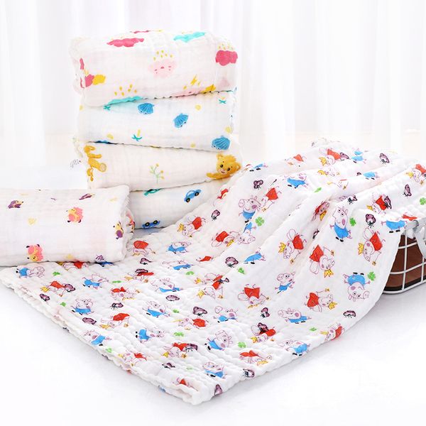 pure cotton class a six-layer gauze baby bath towel baby non-fluorescent soft cartoon printing child blanket
pure cotton class a six-layer gauze baby bath towel baby non-fluorescent soft cartoon printing child blanket