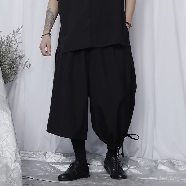 ewq / men's wear casual pants summer new fashion personality asymmetric length design loose wide leg ankle-length pants japan, Black
ewq / men's wear casual pants summer new fashion personality asymmetric length design loose wide leg ankle-length pants japan, Black