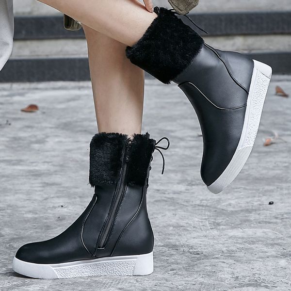 rimocy winter long plush warm ankle boots for women black leather chunky platform shoes woman plus size flat heel bottes femme
rimocy winter long plush warm ankle boots for women black leather chunky platform shoes woman plus size flat heel bottes femme