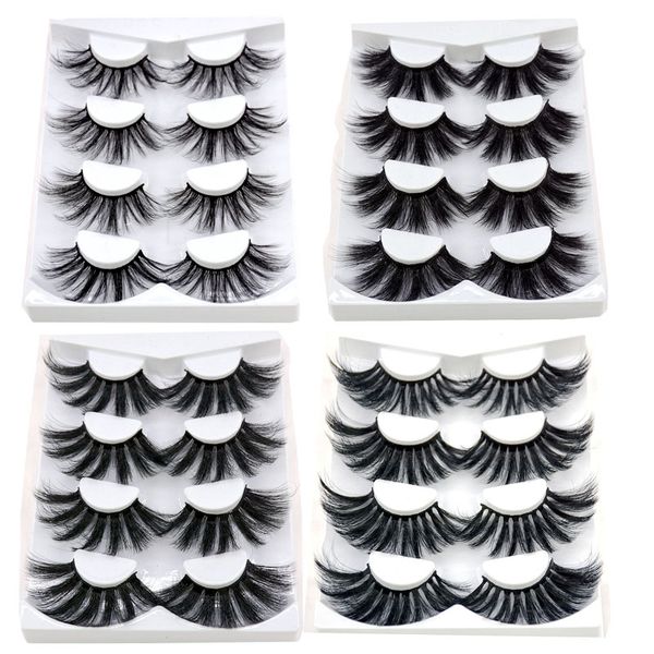 false eyelashes 4 pairs 25 mm 3d mink lashes bulk faux with custom box wispy natural pack short wholesales
false eyelashes 4 pairs 25 mm 3d mink lashes bulk faux with custom box wispy natural pack short wholesales