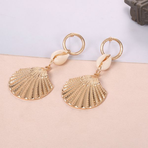 europe fashion jewelry women's shell earring scallop dangle stud earrings s639, Golden;silver
europe fashion jewelry women's shell earring scallop dangle stud earrings s639, Golden;silver