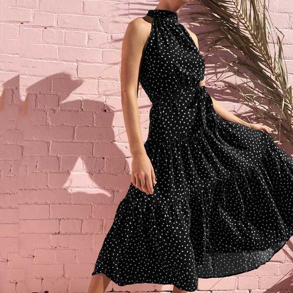 summer beach pleated sleeveless dress women 2020 high waist halter flower printed long boho dress women vestidos, Black;gray
summer beach pleated sleeveless dress women 2020 high waist halter flower printed long boho dress women vestidos, Black;gray