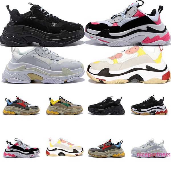 tripler s dad 17fw designers shoes women men luxury casual shoes tripe white black pink golden star women mens sports trainer sneakers
tripler s dad 17fw designers shoes women men luxury casual shoes tripe white black pink golden star women mens sports trainer sneakers