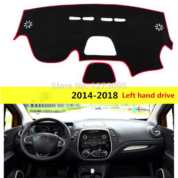 for captur kaptur 2014-2018 anti-uv dashboard cover mats non-slip dash mat dashmat black carpet cover car accesssories
for captur kaptur 2014-2018 anti-uv dashboard cover mats non-slip dash mat dashmat black carpet cover car accesssories