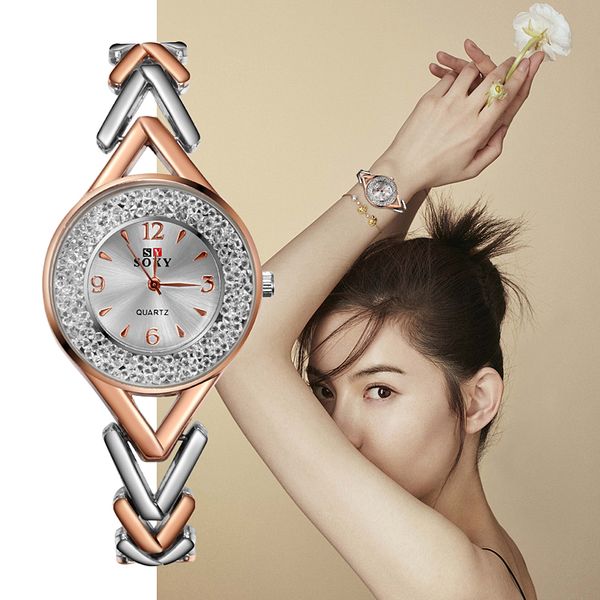 women watches 2020 luxury fashion brand zegarek damski rhinestone women watch gold strap bracelet watch relogio feminino, Slivery;brown
women watches 2020 luxury fashion brand zegarek damski rhinestone women watch gold strap bracelet watch relogio feminino, Slivery;brown