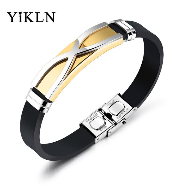 yikln punk design personality x-shaped silicone wrap bracelets bangles for men stainless steel simple bracelet jewelry oph1160, Golden;silver
yikln punk design personality x-shaped silicone wrap bracelets bangles for men stainless steel simple bracelet jewelry oph1160, Golden;silver