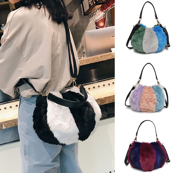 2018 new women cute candy color stripe panelled bucket shoulder bags ladies fashion plush handbag female small cross-body bag
2018 new women cute candy color stripe panelled bucket shoulder bags ladies fashion plush handbag female small cross-body bag
