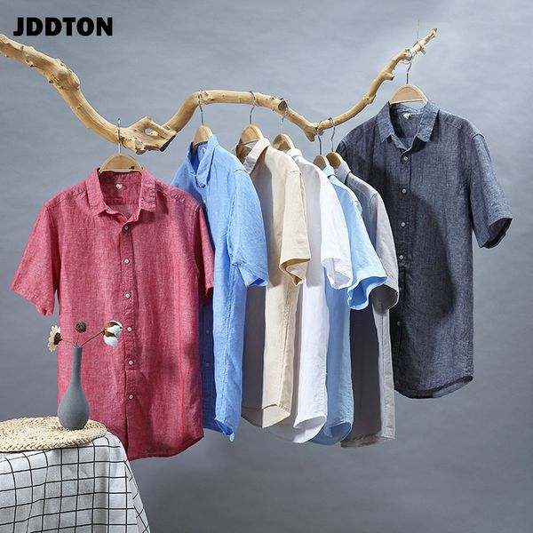 jddton new mens summer cotton linen shirts breathable short sleeve casual fashion style loose solid color male thin shirts je108, White;black
jddton new mens summer cotton linen shirts breathable short sleeve casual fashion style loose solid color male thin shirts je108, White;black