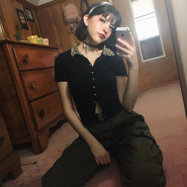 t shirt women womens designer clothes turn down collar printed tshirt woman casual korean tshirts women basic black harajuku shirt, White
t shirt women womens designer clothes turn down collar printed tshirt woman casual korean tshirts women basic black harajuku shirt, White