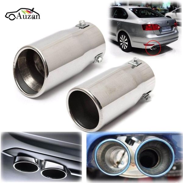 car auto vehicle chrome exhaust pipe tip muffler steel stainless trim tail tube car rear tail throat liner accessories
car auto vehicle chrome exhaust pipe tip muffler steel stainless trim tail tube car rear tail throat liner accessories