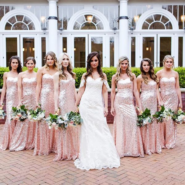 Rose Pink Sequined Cheap Bridesmaid Dresses Garden Boho Wedding Party Gowns Mermaid Zipper Back Maid of Honor Dress
Rose Pink Sequined Cheap Bridesmaid Dresses Garden Boho Wedding Party Gowns Mermaid Zipper Back Maid of Honor Dress