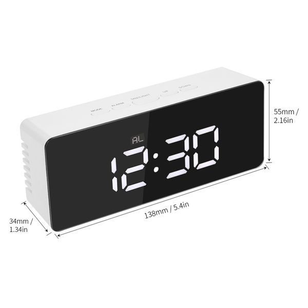new modern clock creative led digital clock night light thermometer display mirror lamp ornament calendar 14x5.5x3.6cm 19oct29
new modern clock creative led digital clock night light thermometer display mirror lamp ornament calendar 14x5.5x3.6cm 19oct29