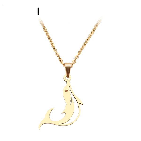 new fashion jewelry genuine stainless steel necklace for women man jumping dolphin choker pendant necklace engagement jewelry women gift, Silver
new fashion jewelry genuine stainless steel necklace for women man jumping dolphin choker pendant necklace engagement jewelry women gift, Silver