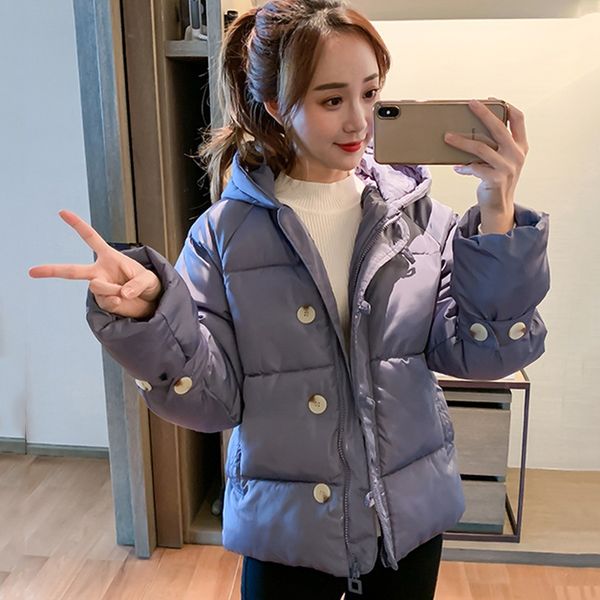 new fashion winter jacket women cotton padded outwear hooded korean bread service jackets parkas female jacket coats 2019, Black
new fashion winter jacket women cotton padded outwear hooded korean bread service jackets parkas female jacket coats 2019, Black