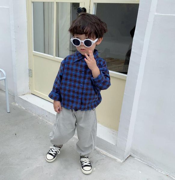 2019 new boys plaid shirt autumn full sleeve cotton fashion boys 2-7t hu839, White;black
2019 new boys plaid shirt autumn full sleeve cotton fashion boys 2-7t hu839, White;black